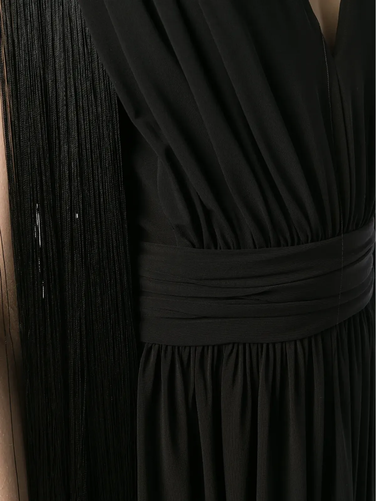 Alberta Ferretti ロングイブニングドレス - ブラック - 画像5