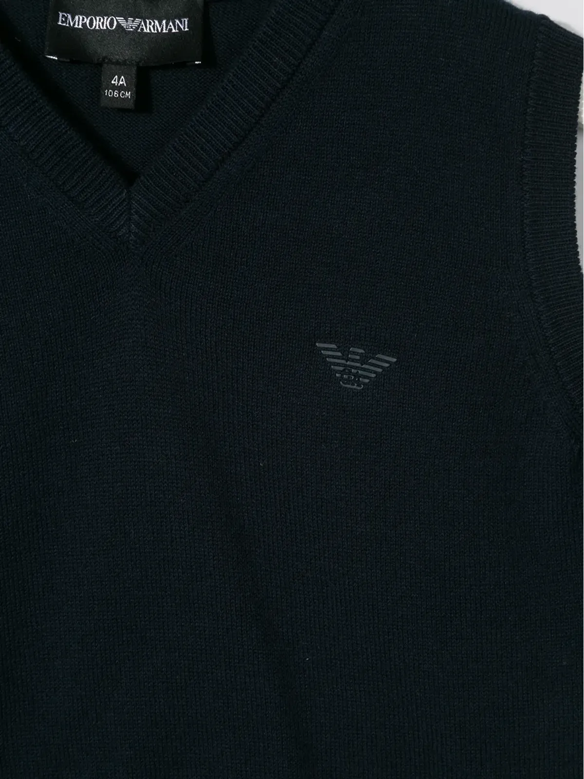 Emporio Armani Kids ロゴ入りベスト - 画像3