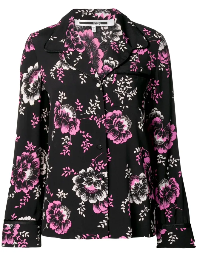 McQ Swallow McQ Swallow 花柄プリント ラウンジシャツの商品画像