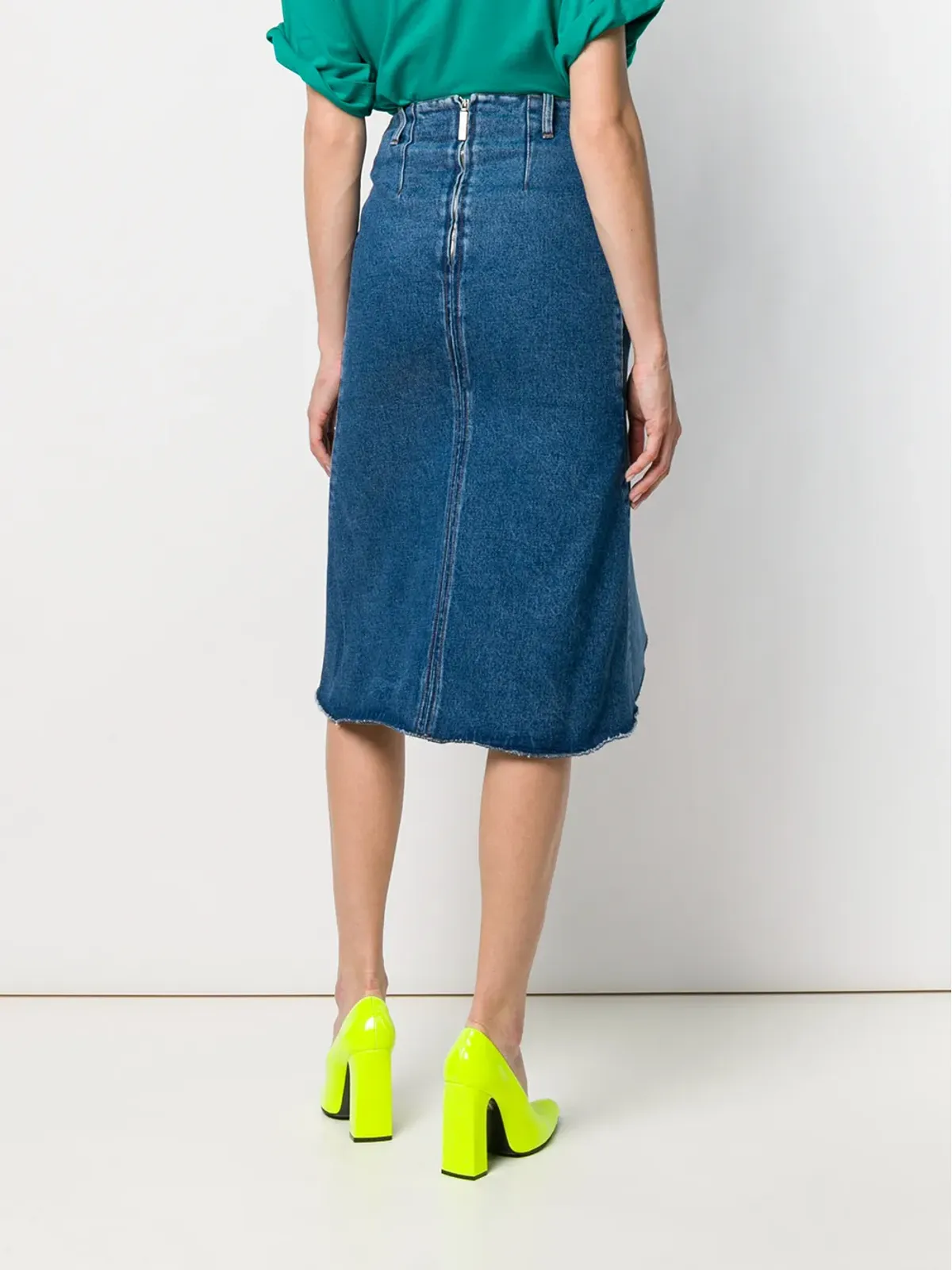 Balenciaga ゴデット・ペプラム風スカート - 画像4