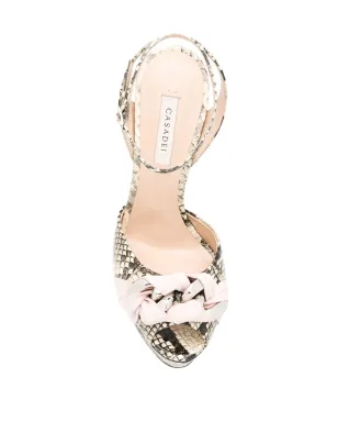 Casadei フローラ ハイドラ サンダル - Grey - サムネイル4