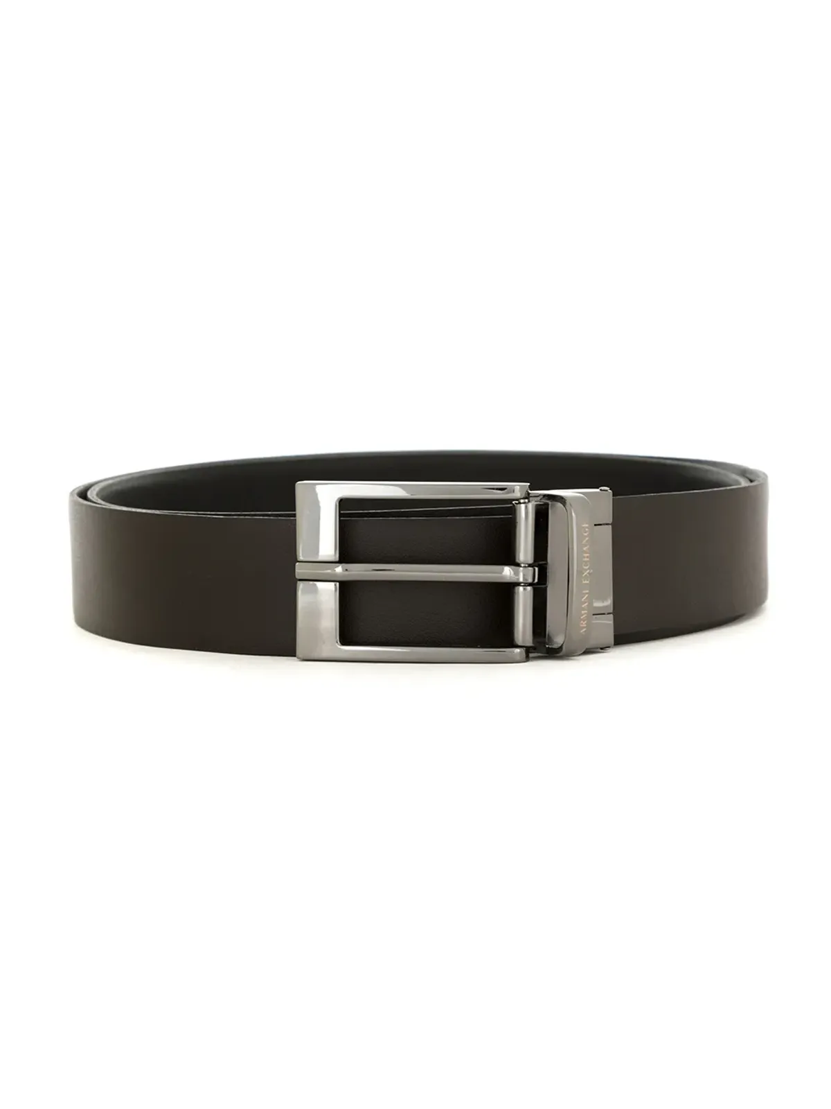 Armani Exchange 刻印ロゴ レザーベルト - 画像3