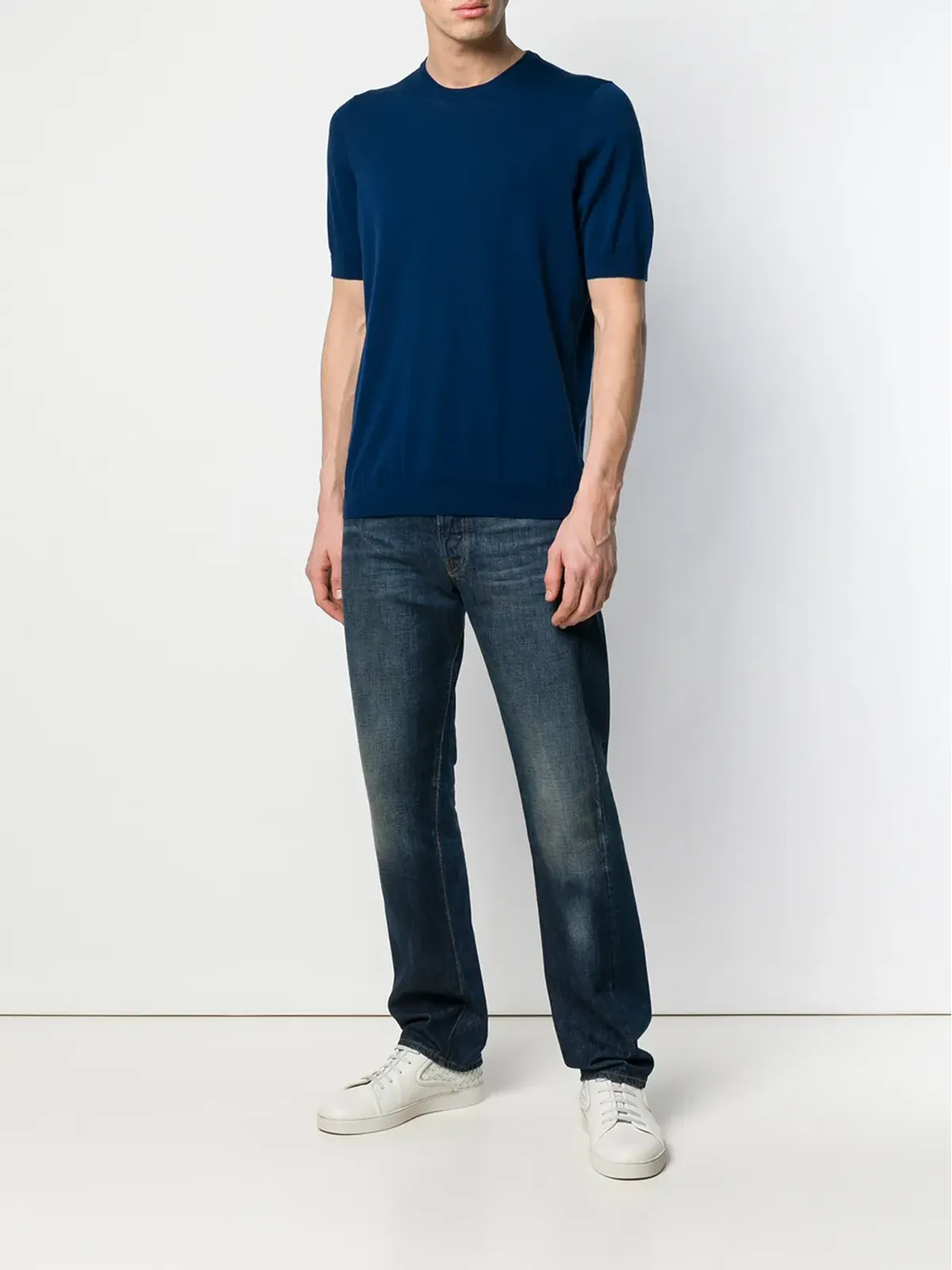 Drumohr ベーシックTシャツ - ブルー - 画像2