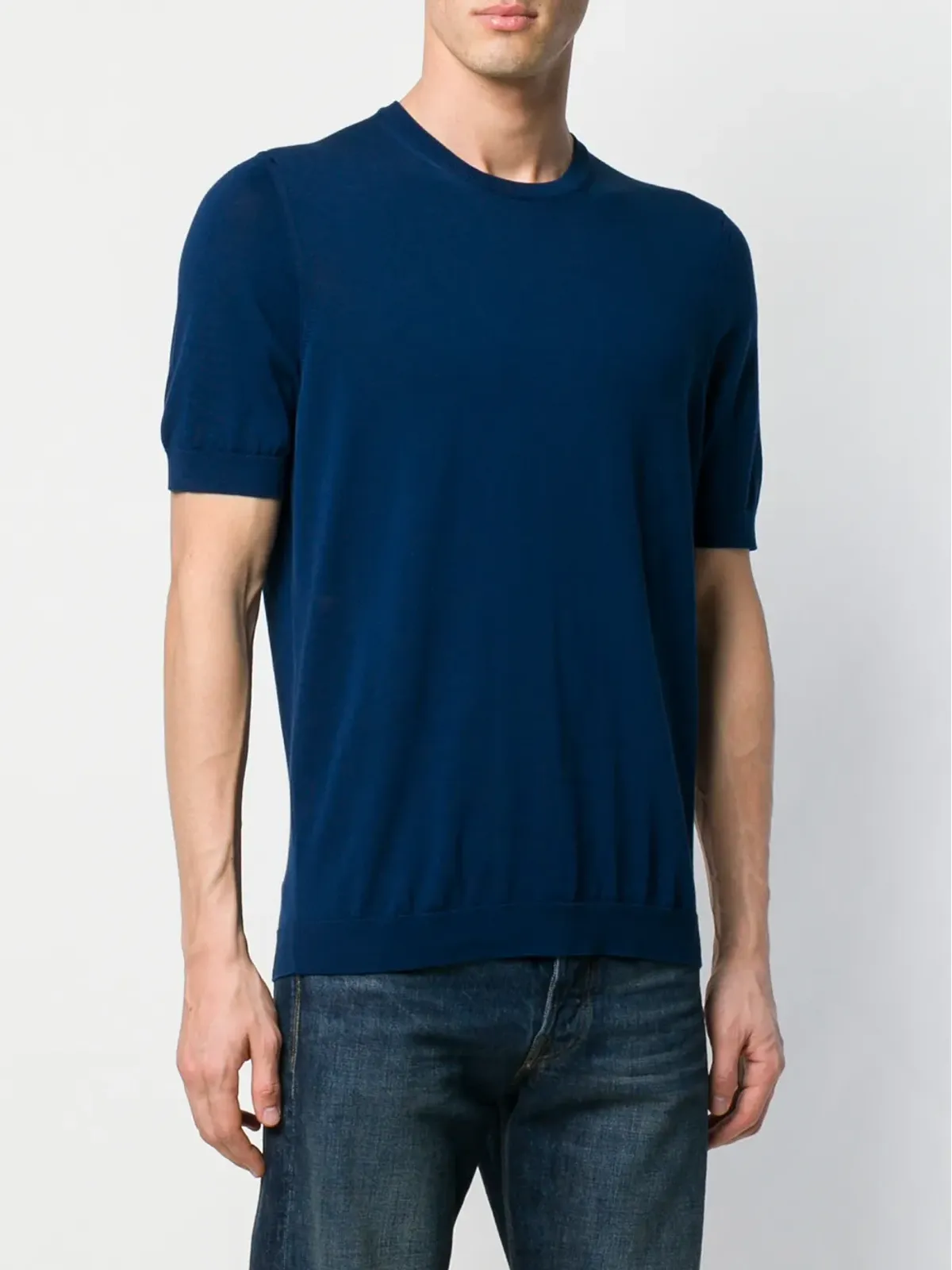 Drumohr ベーシックTシャツ - ブルー - 画像3