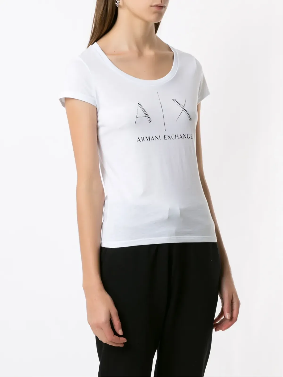 Armani Exchange ロゴプリントTシャツ - 画像3