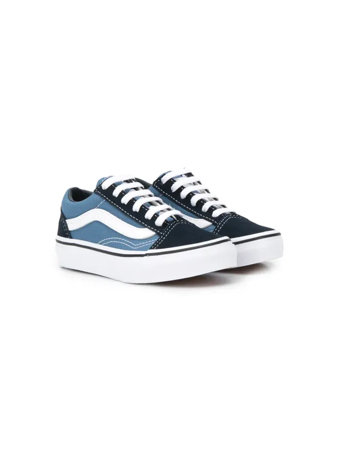 Vans Kids Vans Kids フラットレースアップスニーカー ブルーの商品画像
