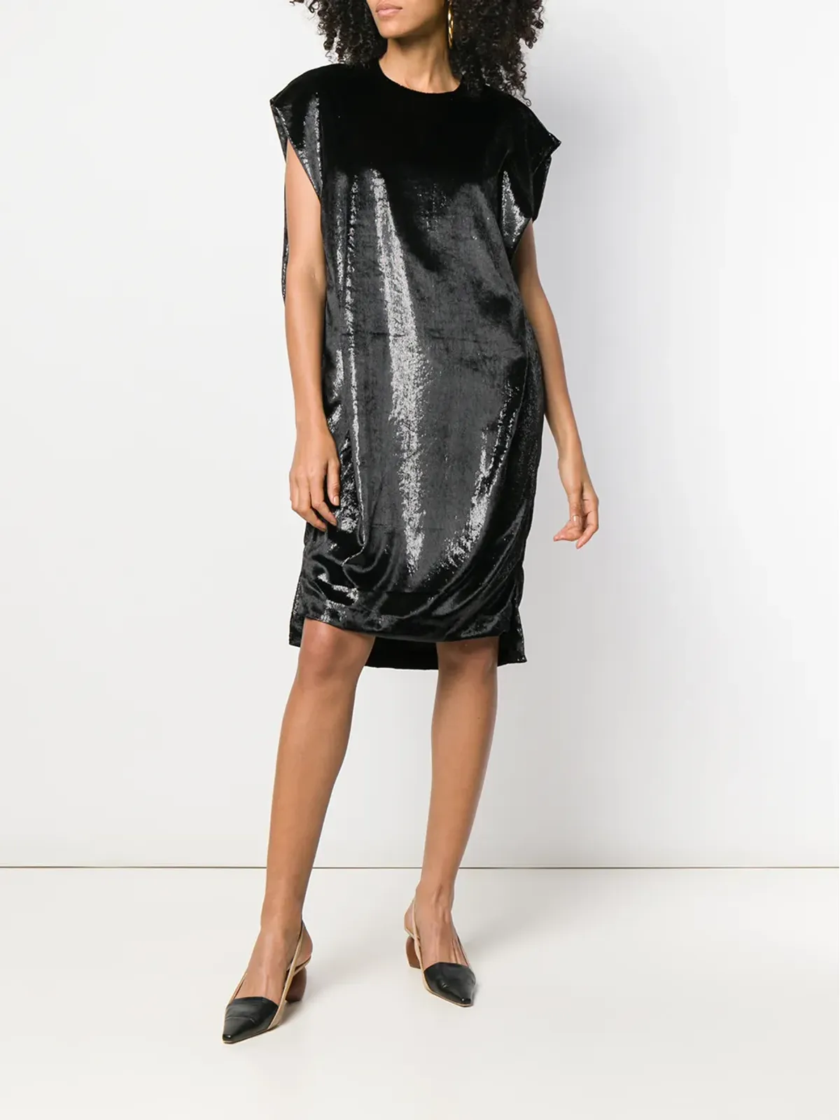 Poiret シフトミディドレス - 画像2
