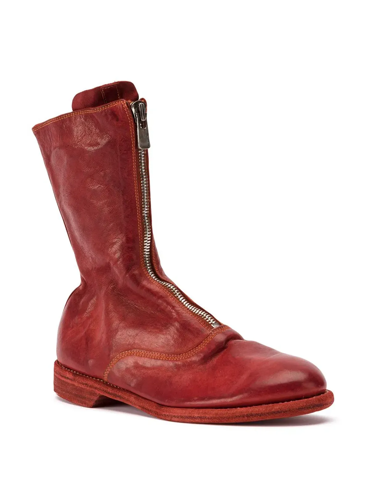 Guidi ジッパー付きアンクルブーツ - 画像2