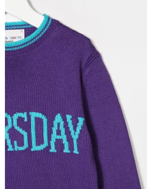 Alberta Ferretti Kids 木曜日セーター - サムネイル3