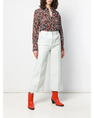 MARANT ÉTOILE ハイウェスト・クロップドジーンズ - サムネイル2