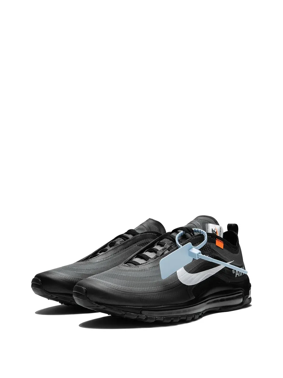 Nike X Off-White エア マックス 97 OG ブラック スニーカー - 画像2