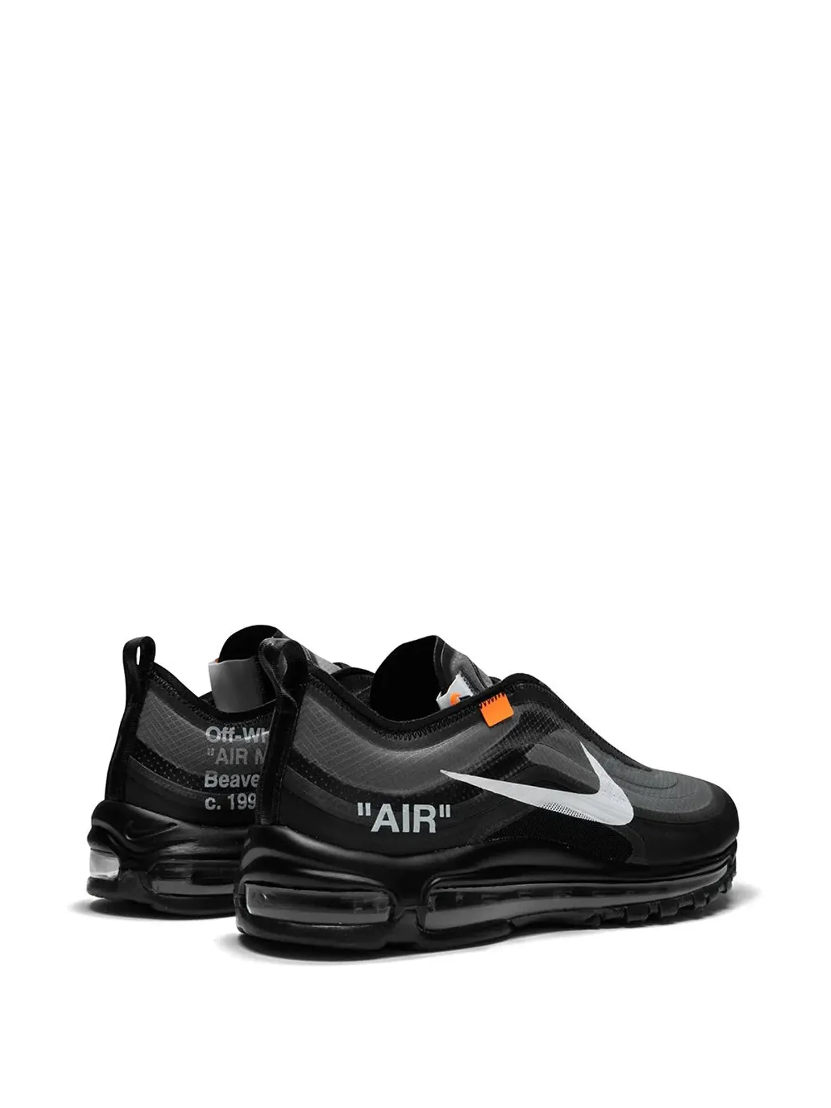 Nike X Off-White エア マックス 97 OG ブラック スニーカー - 画像3