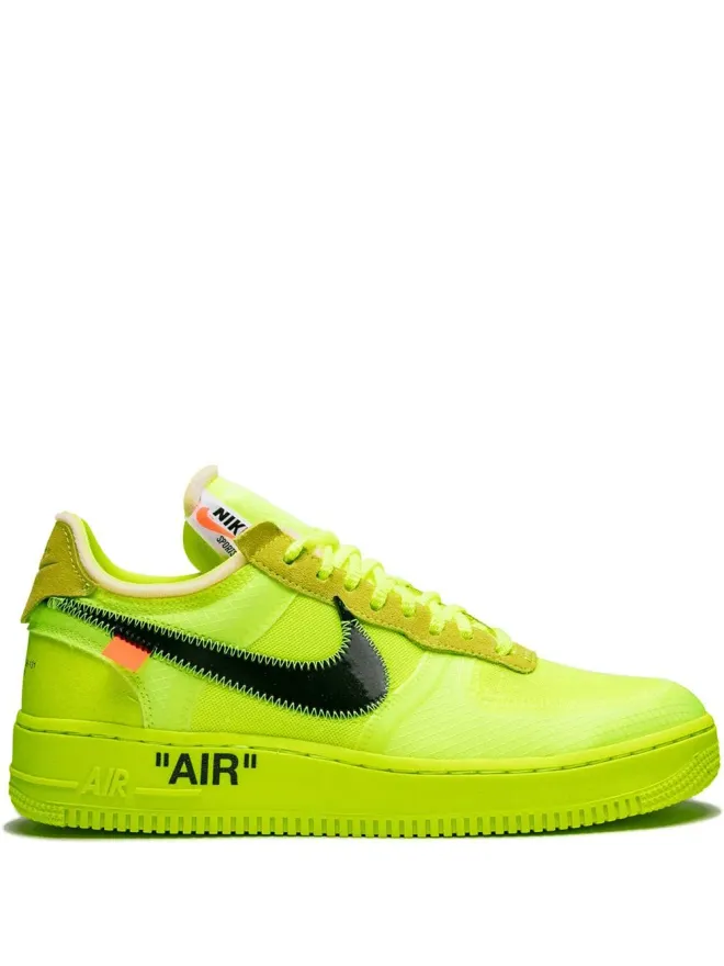 Nike X Off-White Nike X Off-White The 10: Air Force 1 Low 'Volt' スニーカーの商品画像