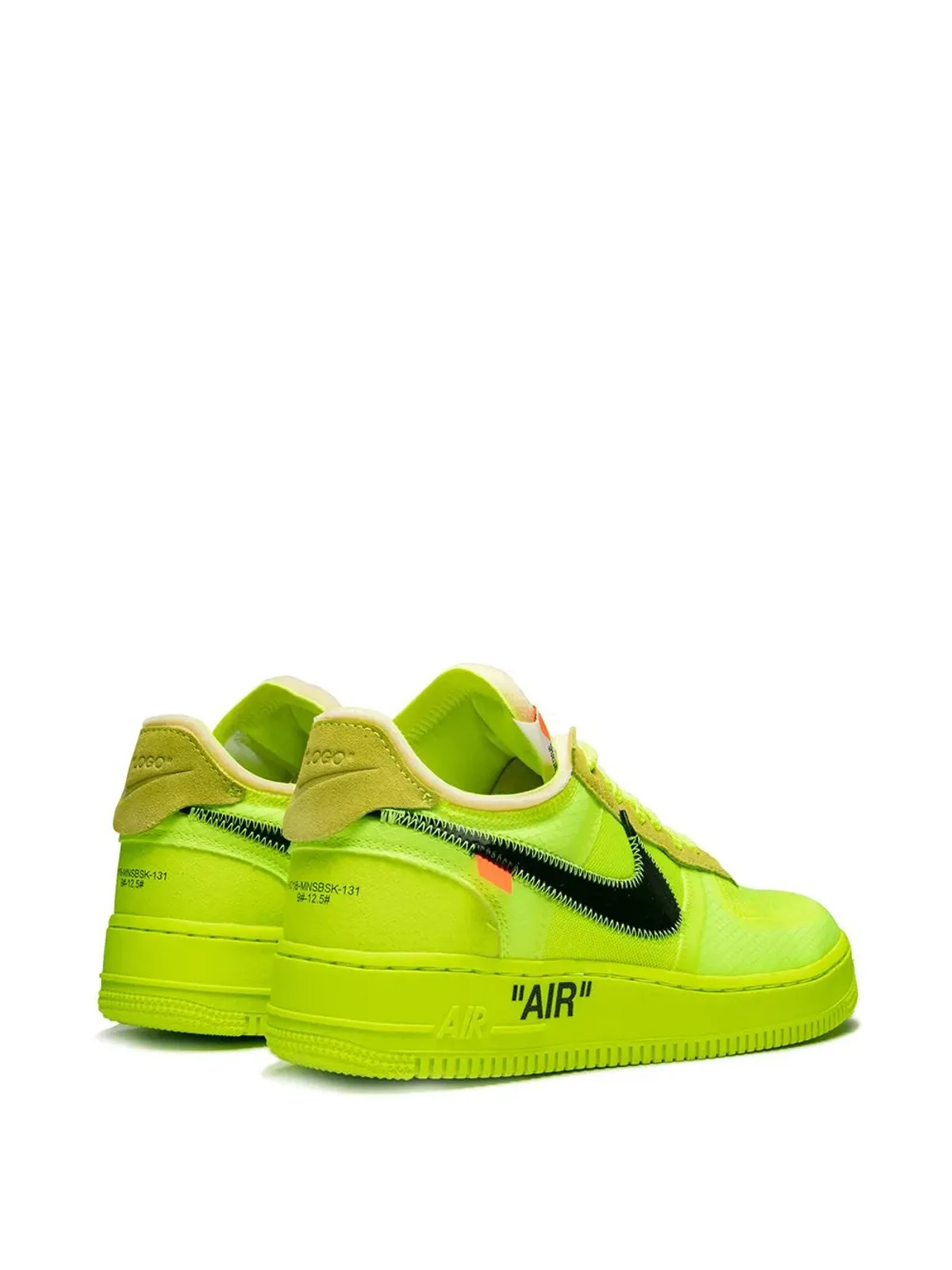 Nike X Off-White The 10: Air Force 1 Low 'Volt' スニーカー - 画像3