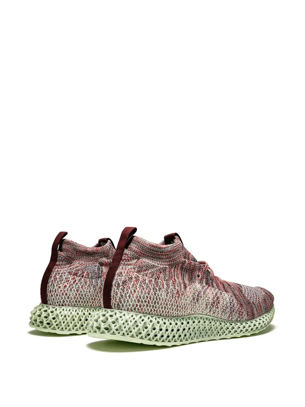 adidas x Kith コンソーシアム ランナー 4D Aspen スニーカー レッド - 画像3