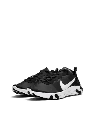 Nike リアクトエレメント55 ブラック/ホワイト スニーカー - サムネイル2
