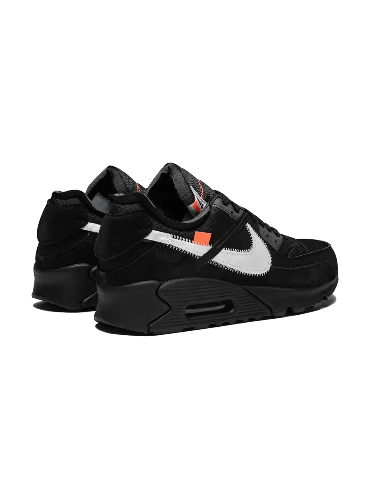 Nike X Off-White エアマックス90 ブラック スニーカー - 画像3