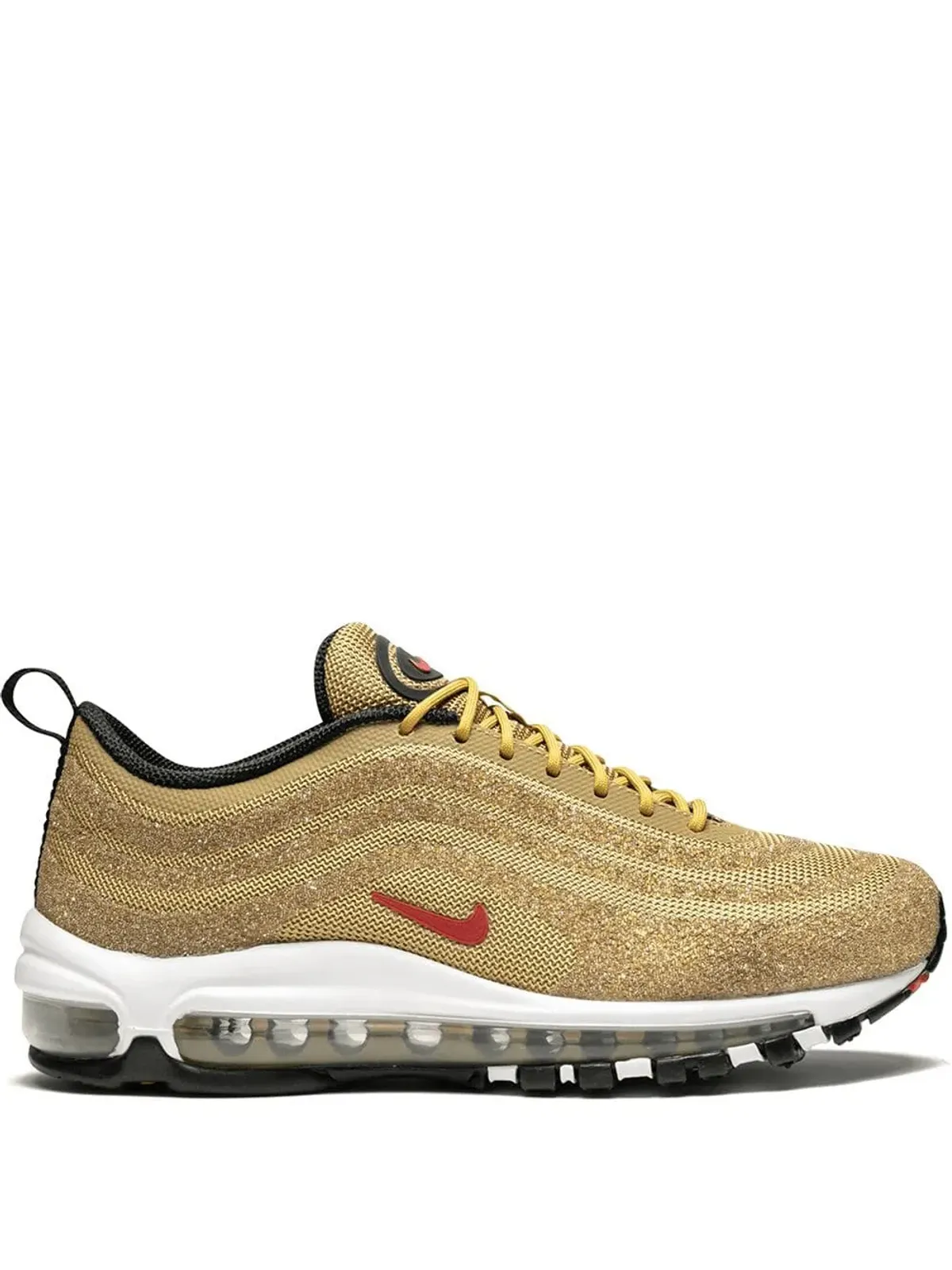 Nike エアマックス97 LX ゴールド スワロフスキー スニーカー - 画像1