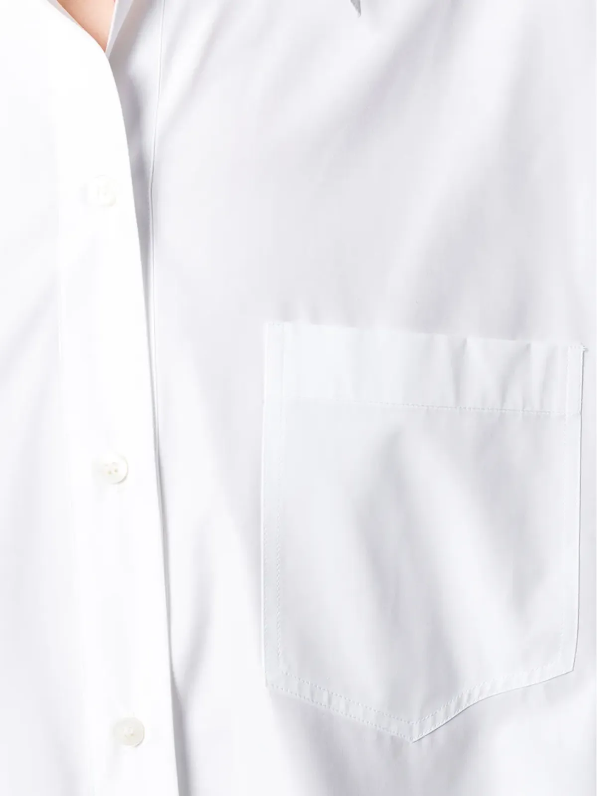 Valentino Garavani パフスリーブポプリンシャツ - White - 画像5