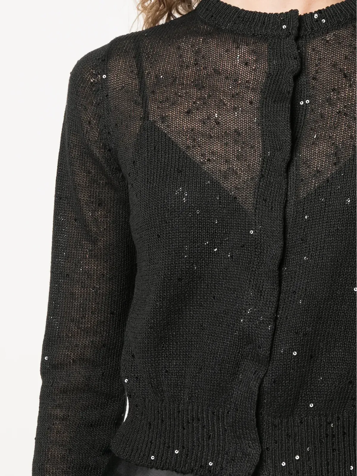 Brunello Cucinelli スパンコール装飾カーディガン - 画像5