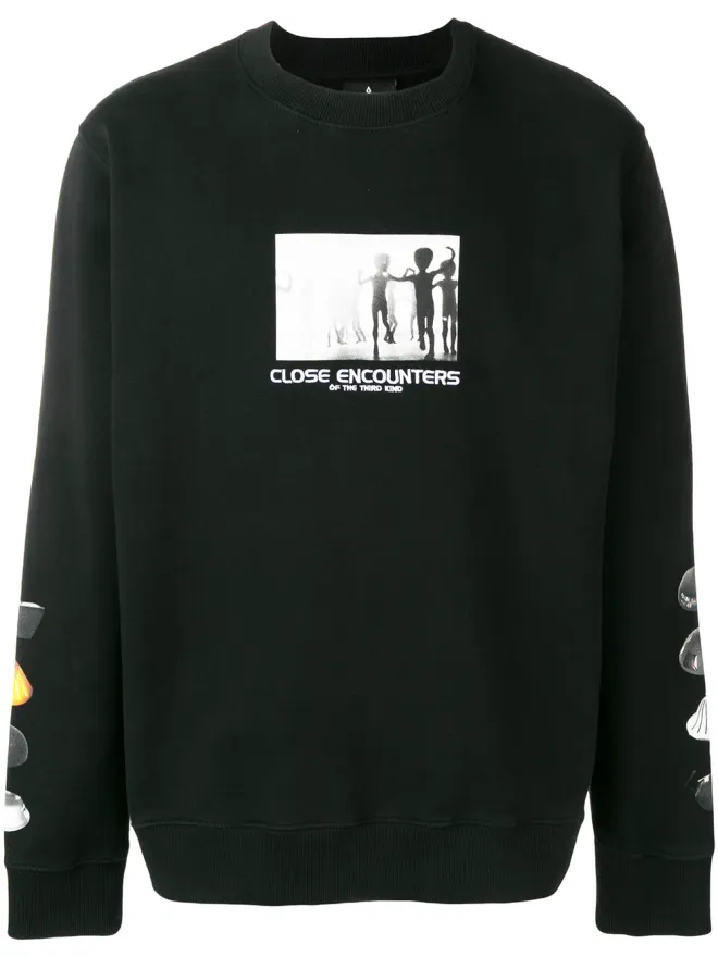 COUNTY OF MILAN COUNTY OF MILAN エイリアンズ スウェットシャツ - ブラックの商品画像
