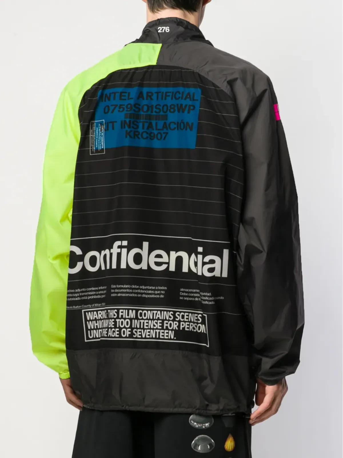 COUNTY OF MILAN Lettering ウィンドブレーカー - 画像4