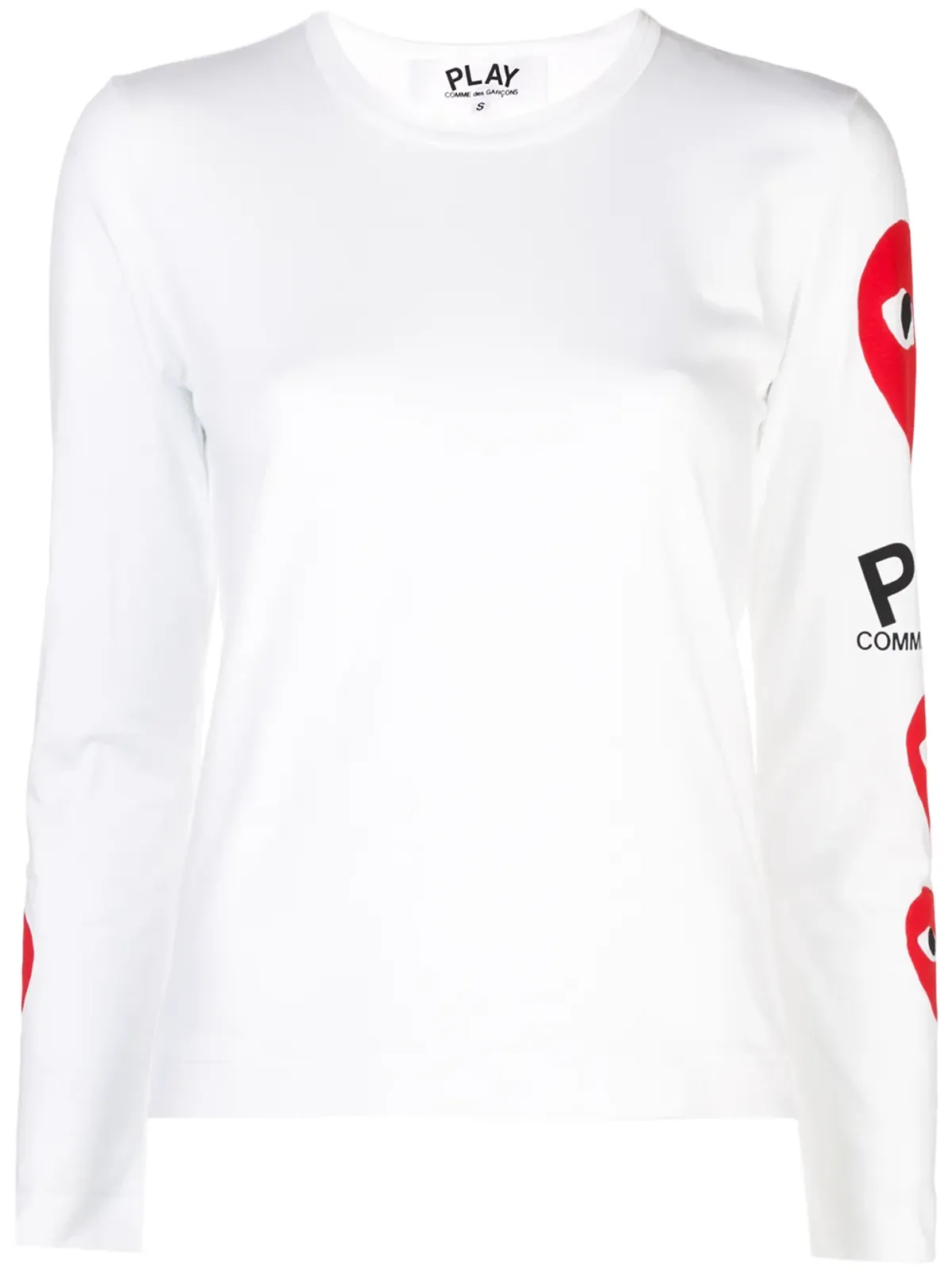Comme Des Garçons Play ロゴハートスウェットシャツ - 画像1