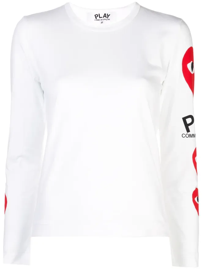COMME des GARÇONS PLAY Comme Des Garçons Play ロゴハートスウェットシャツの商品画像