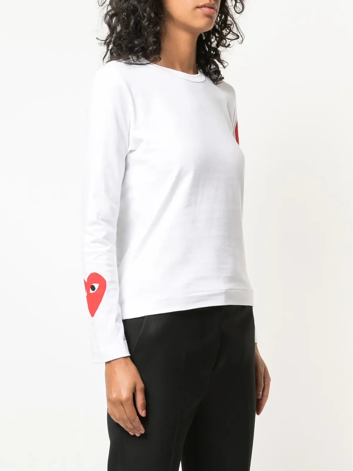 Comme Des Garçons Play ロゴハートスウェットシャツ - 画像3