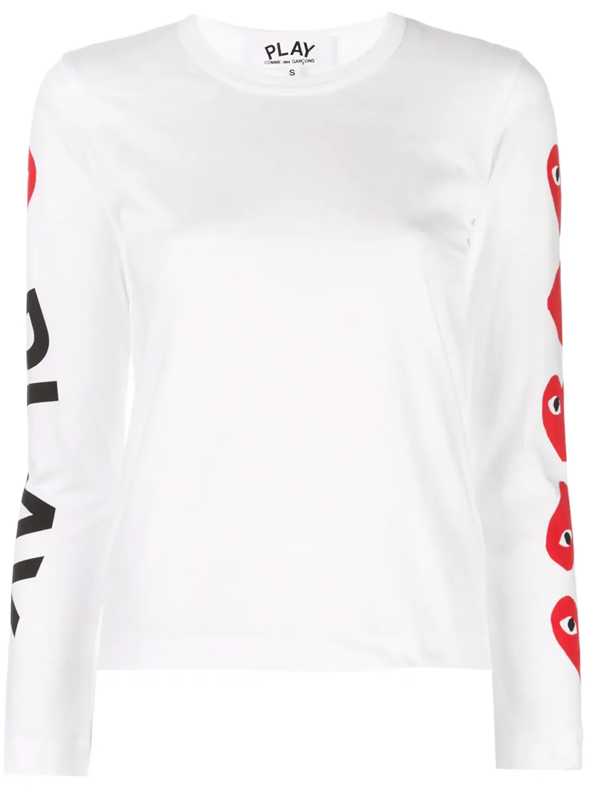 Comme Des Garçons Play ロゴプリント スウェット - 画像1
