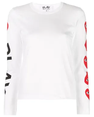 Comme Des Garçons Play ロゴプリント スウェット - サムネイル1