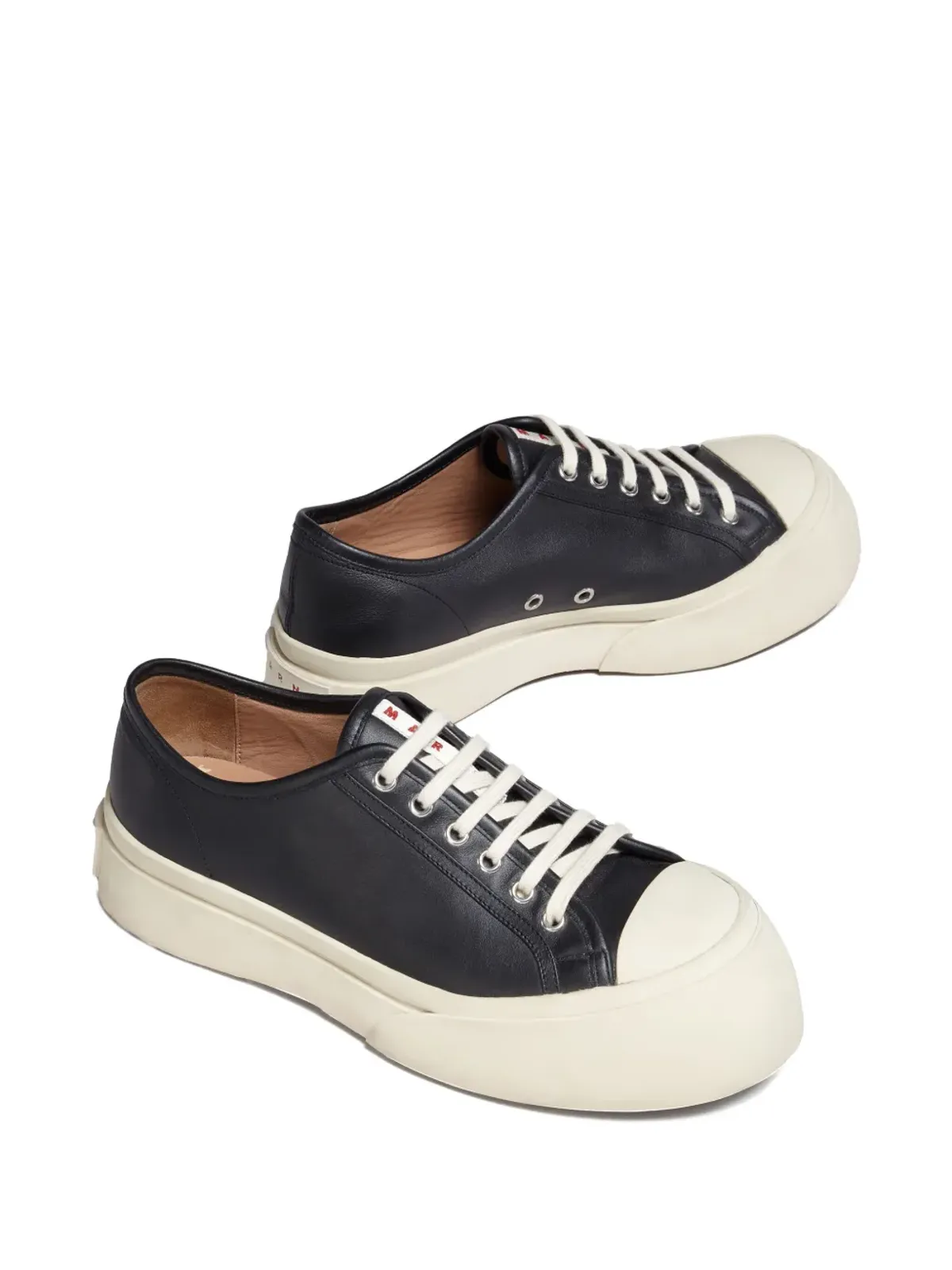 Marni Pablo レザーフラットフォームスニーカー - 画像5