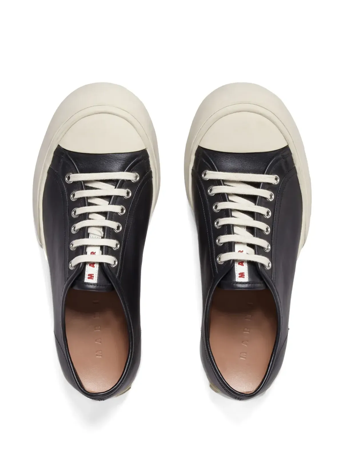 Marni Pablo レザーフラットフォームスニーカー - 画像4