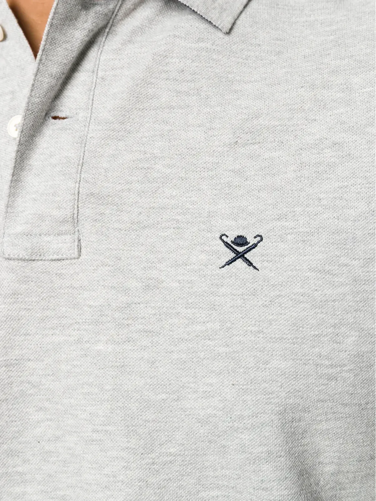 Hackett エンブロイダード ロゴ ポロTシャツ - 画像5