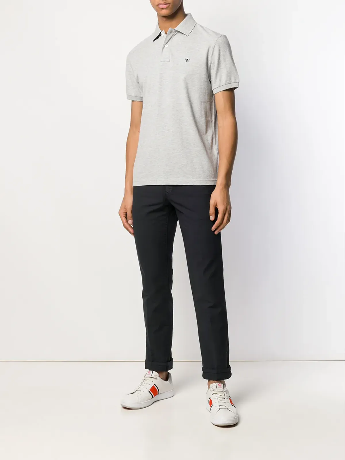 Hackett エンブロイダード ロゴ ポロTシャツ - 画像2