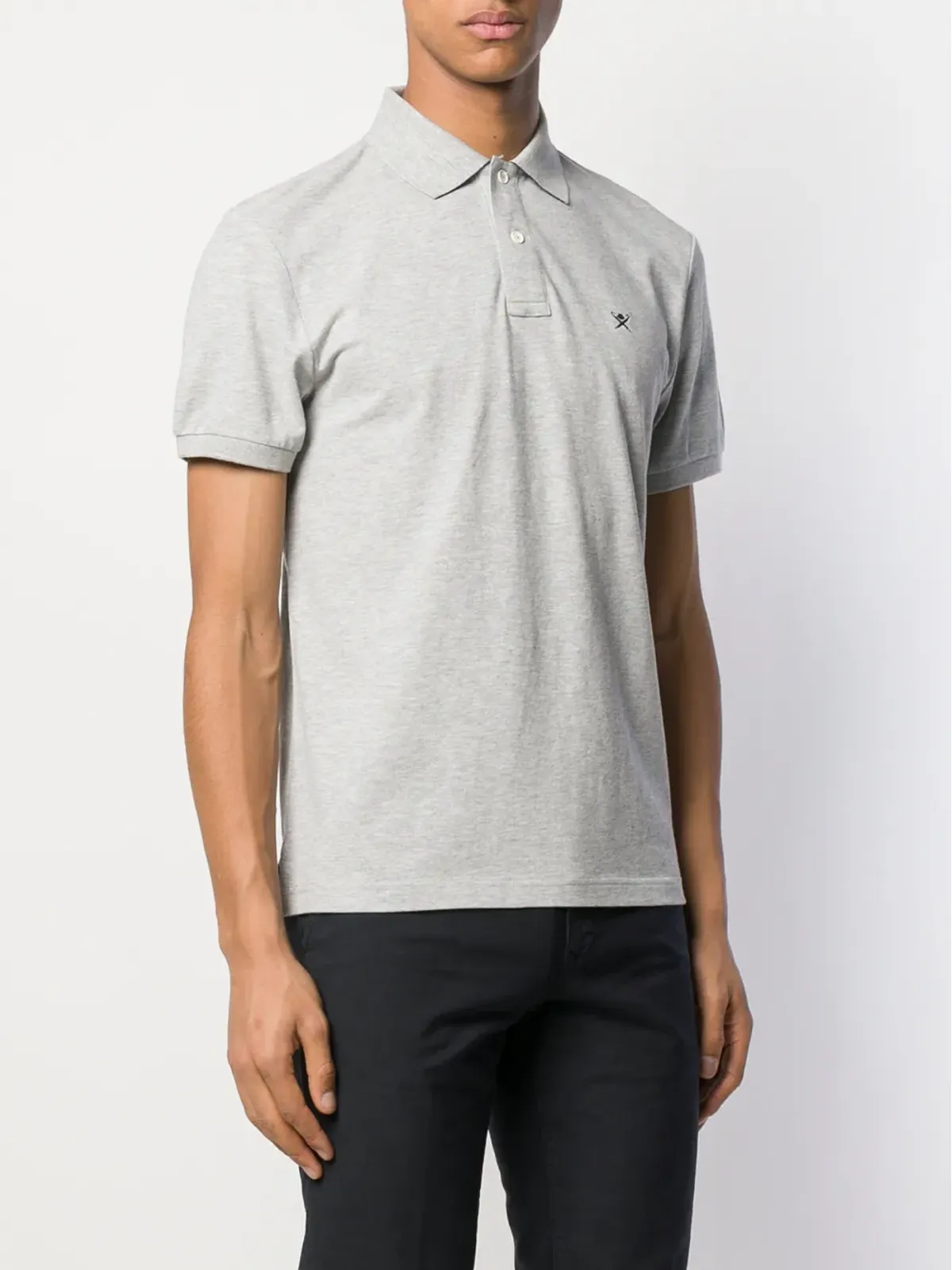 Hackett エンブロイダード ロゴ ポロTシャツ - 画像3