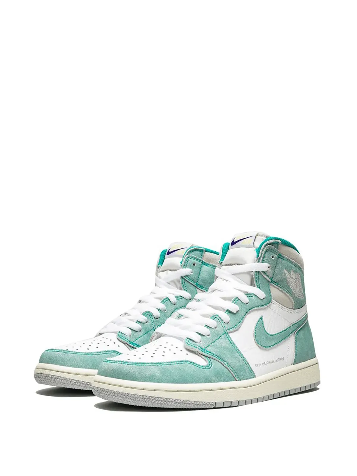 Jordan エアジョーダン 1 レトロ ハイ OG ターボグリーン スニーカー - 画像2