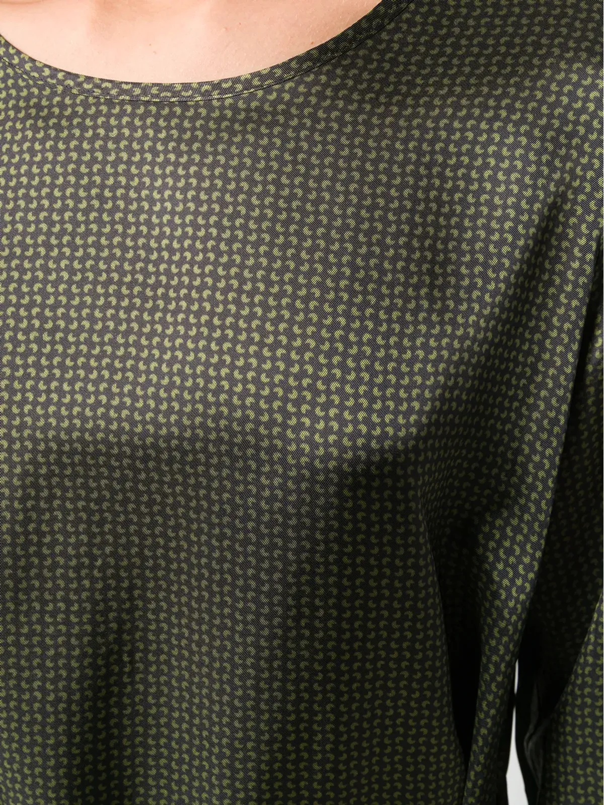 Bellerose プリント柄のシフトドレス - イエロー - 画像5