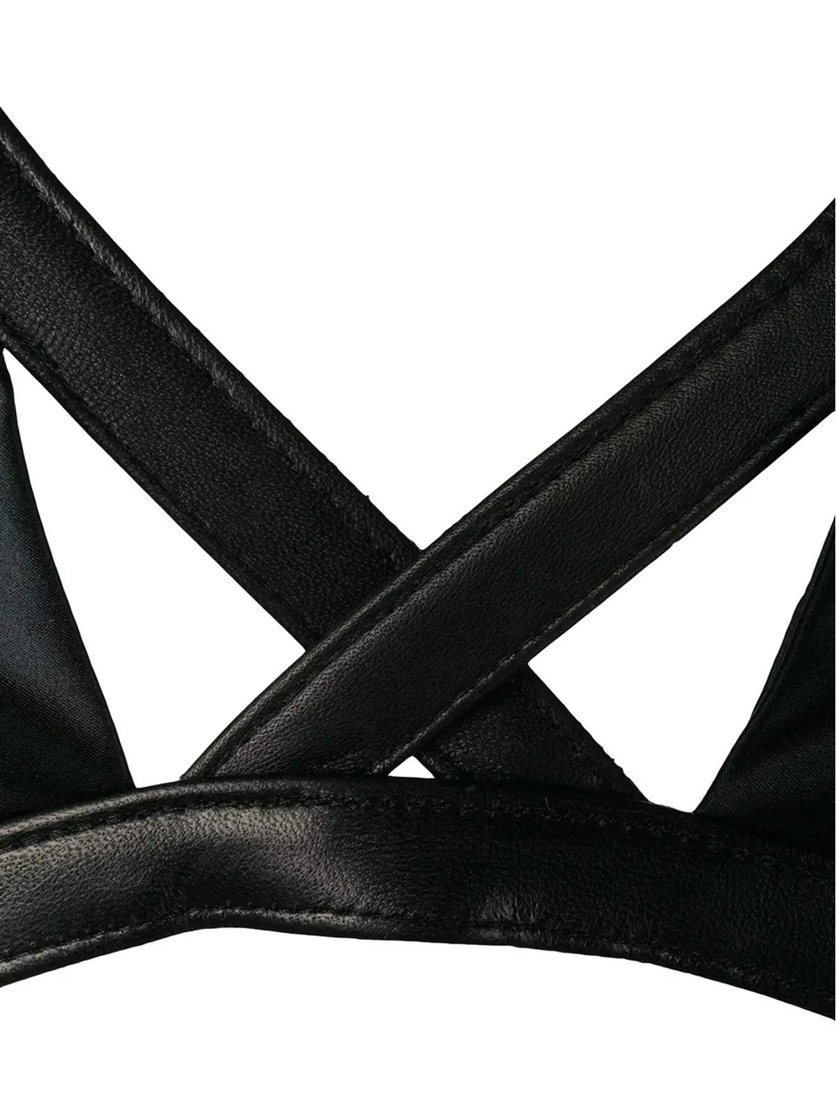 Something Wicked Jade satin bra - Black - 画像4