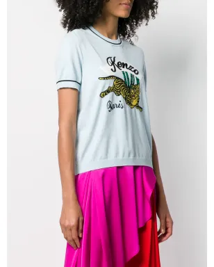 Kenzo 刺繍タイガーロゴ Tシャツ - サムネイル3