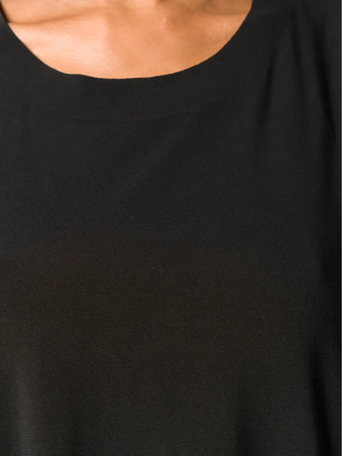 Norma Kamali スクープネックTシャツ - 画像5