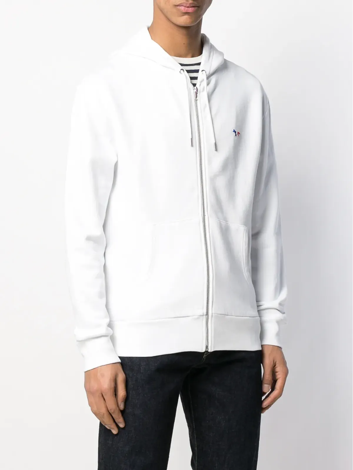 Maison Kitsuné フォックス ジップアップ フーディ - 画像3