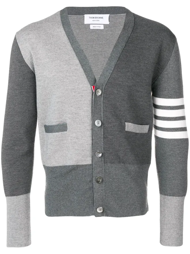 Thom Browne Thom Browne ファンミックスメリノカーディガンの商品画像