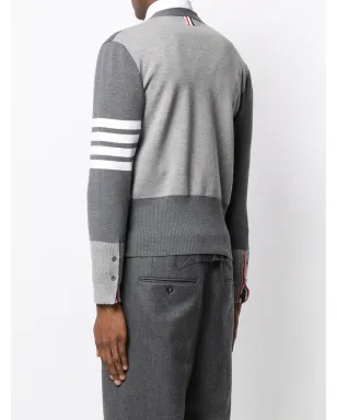 Thom Browne ファンミックスメリノカーディガン - サムネイル4