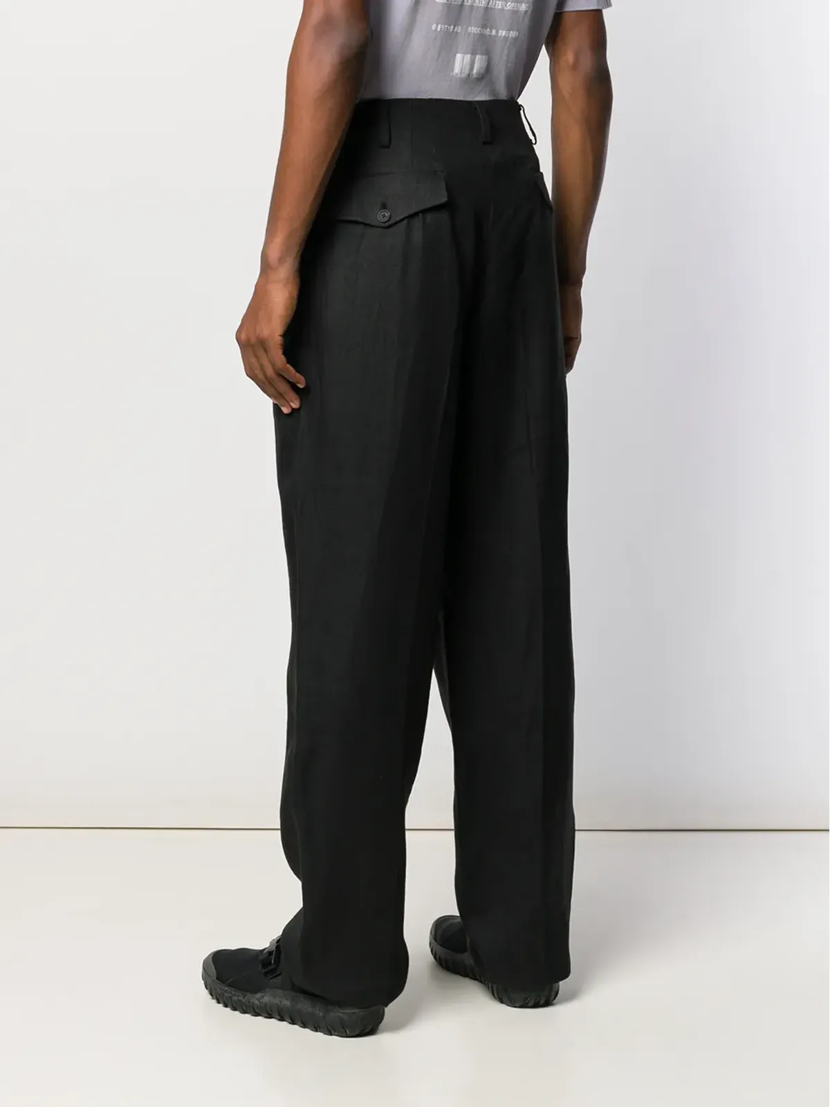 Yohji Yamamoto ストレートレッグジーンズ - 画像4