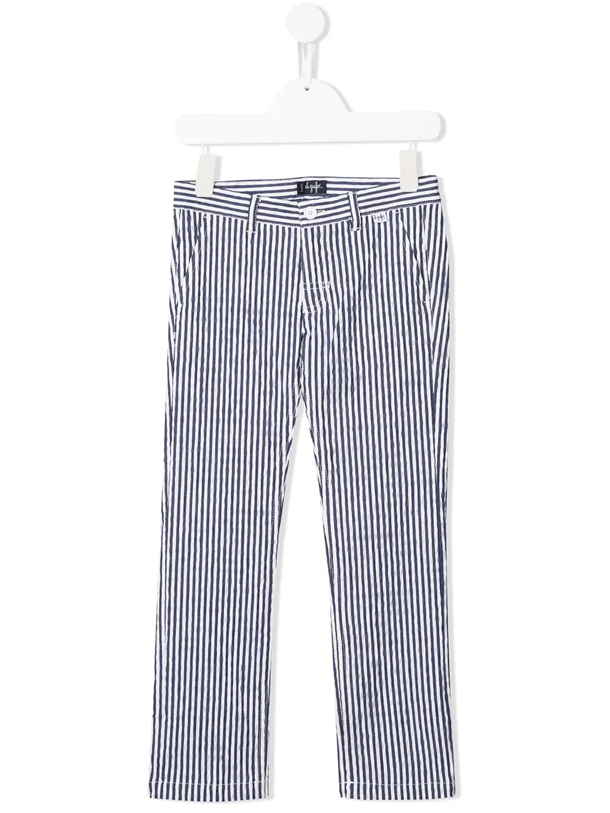 Il Gufo ボーイズ ストライプ柄ストレートパンツ - 画像1