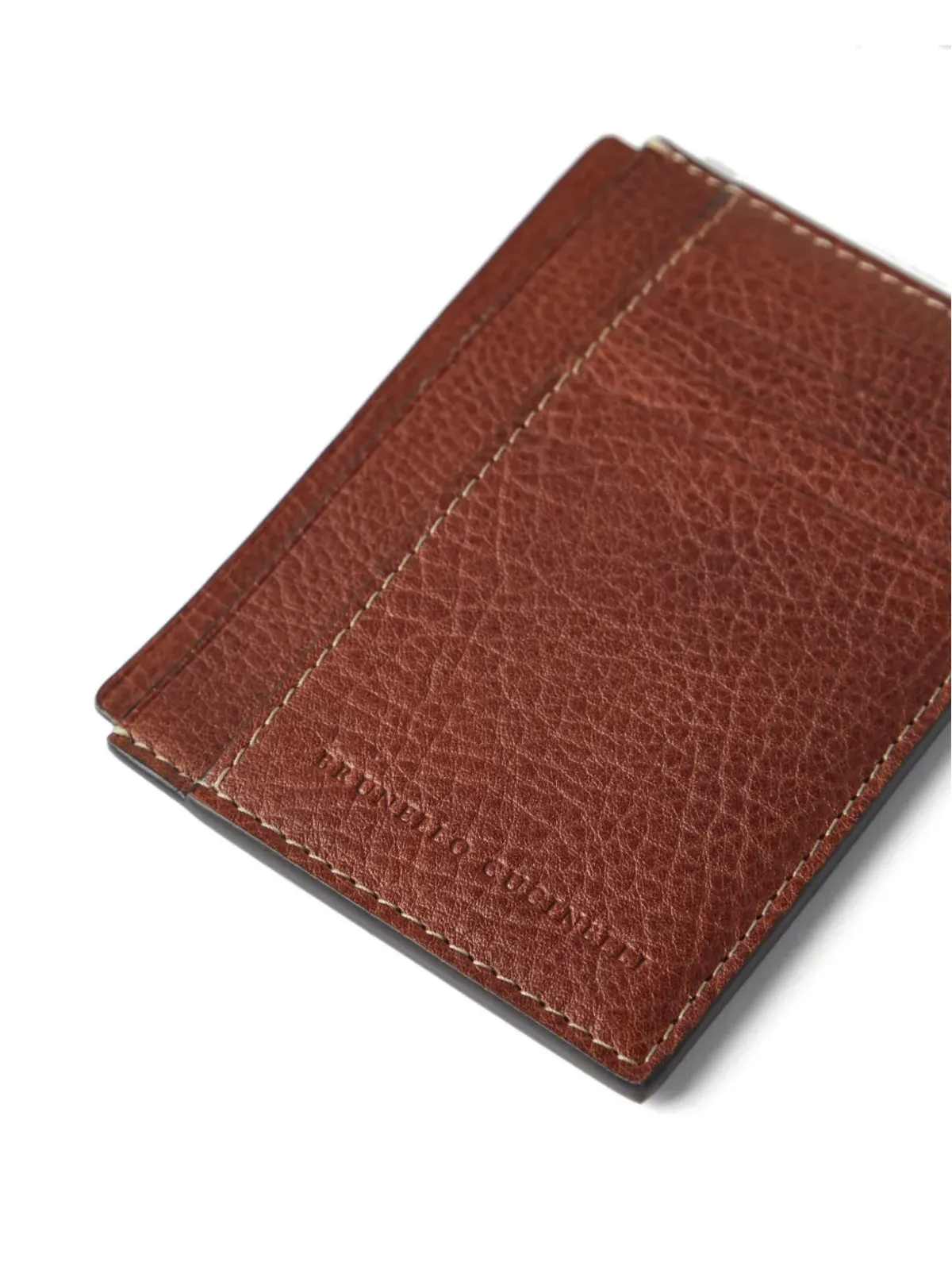 Brunello Cucinelli ロゴスタンプカードホルダー - 画像3
