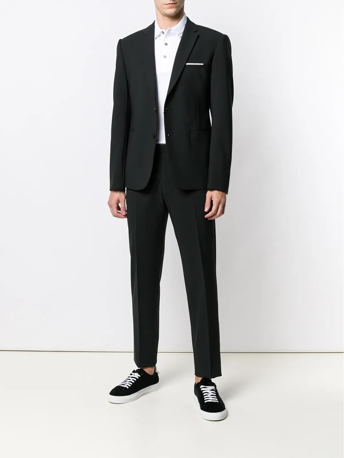 Emporio Armani ツーピース フォーマルスーツ ブラック - 画像2