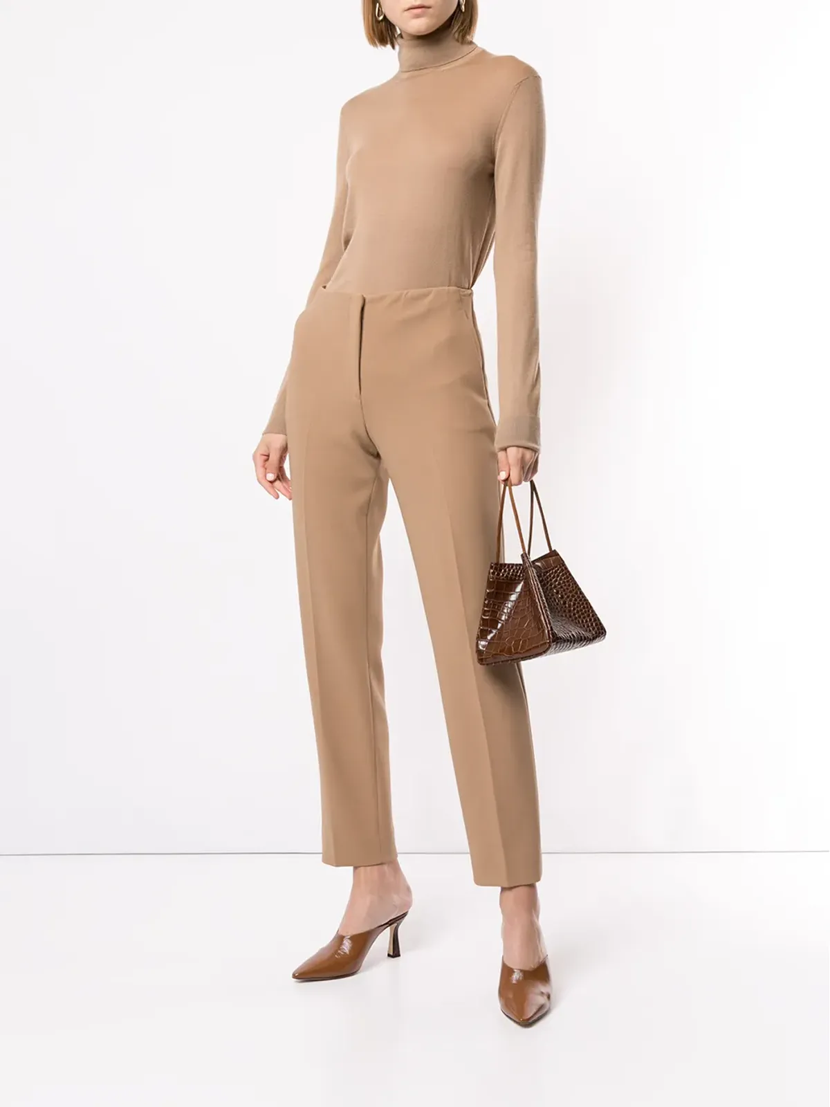 Ralph Lauren Collection カシミア ジャージー タートルネック ロングスリーブ セーター - 画像2