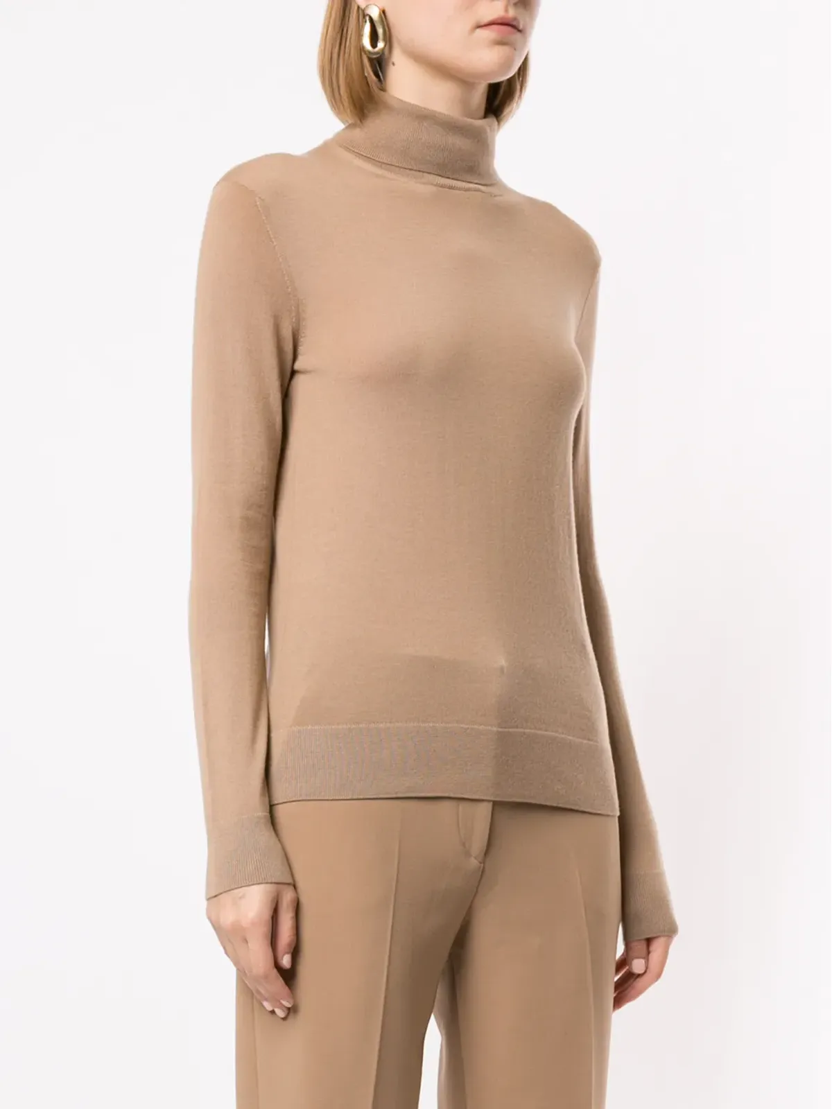 Ralph Lauren Collection カシミア ジャージー タートルネック ロングスリーブ セーター - 画像3